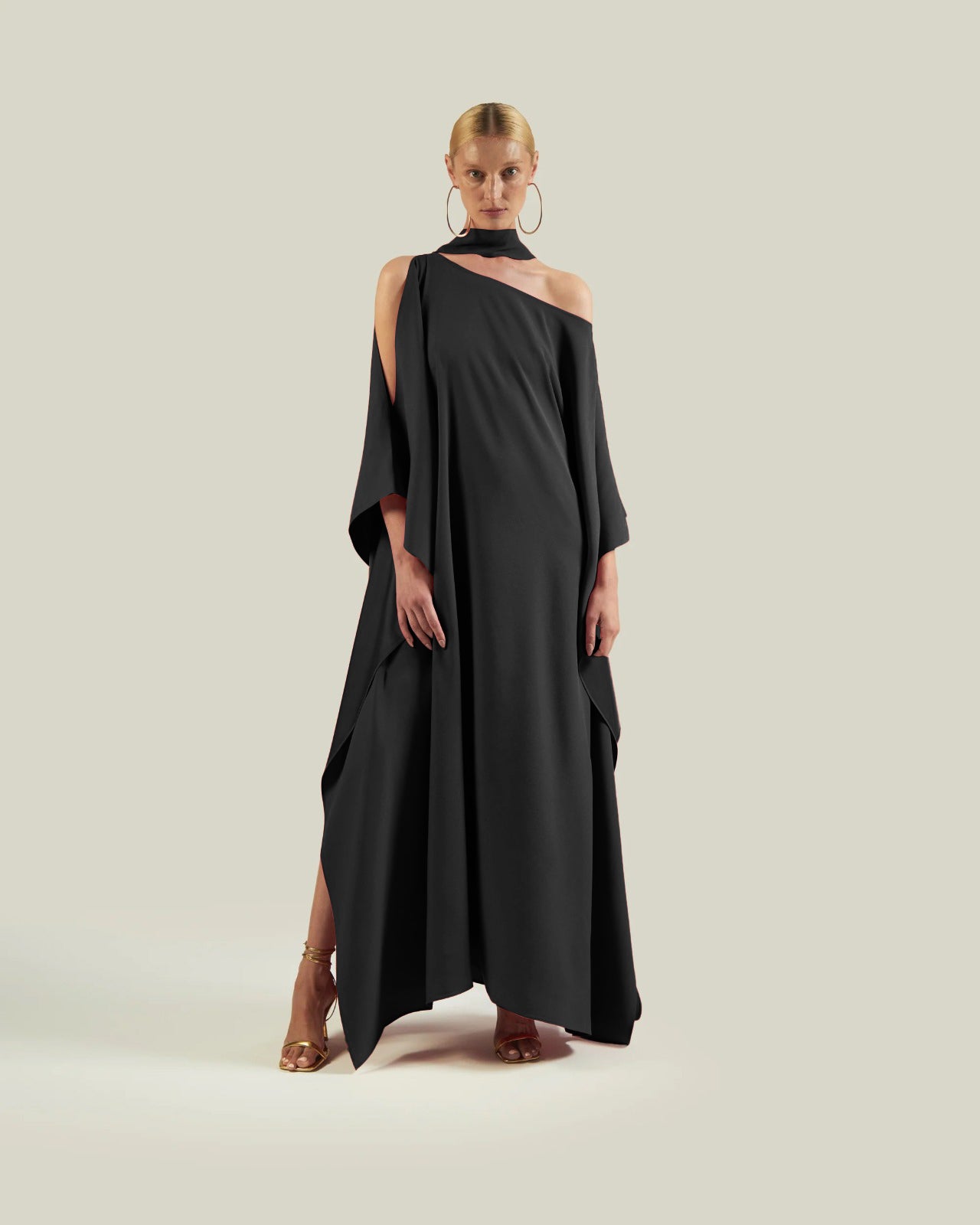 Zahra One-Shoulder Gown