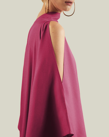 Zahra One-Shoulder Gown