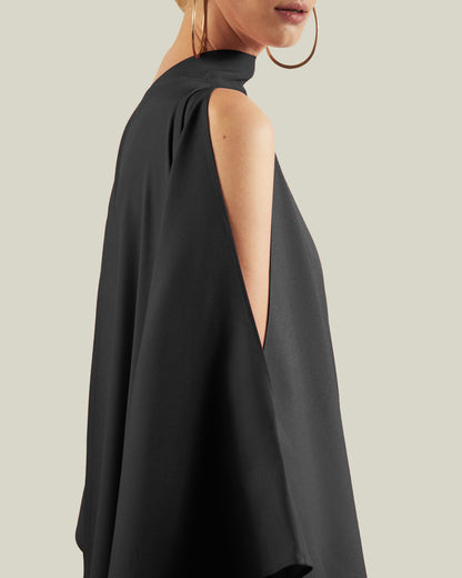 Zahra One-Shoulder Gown