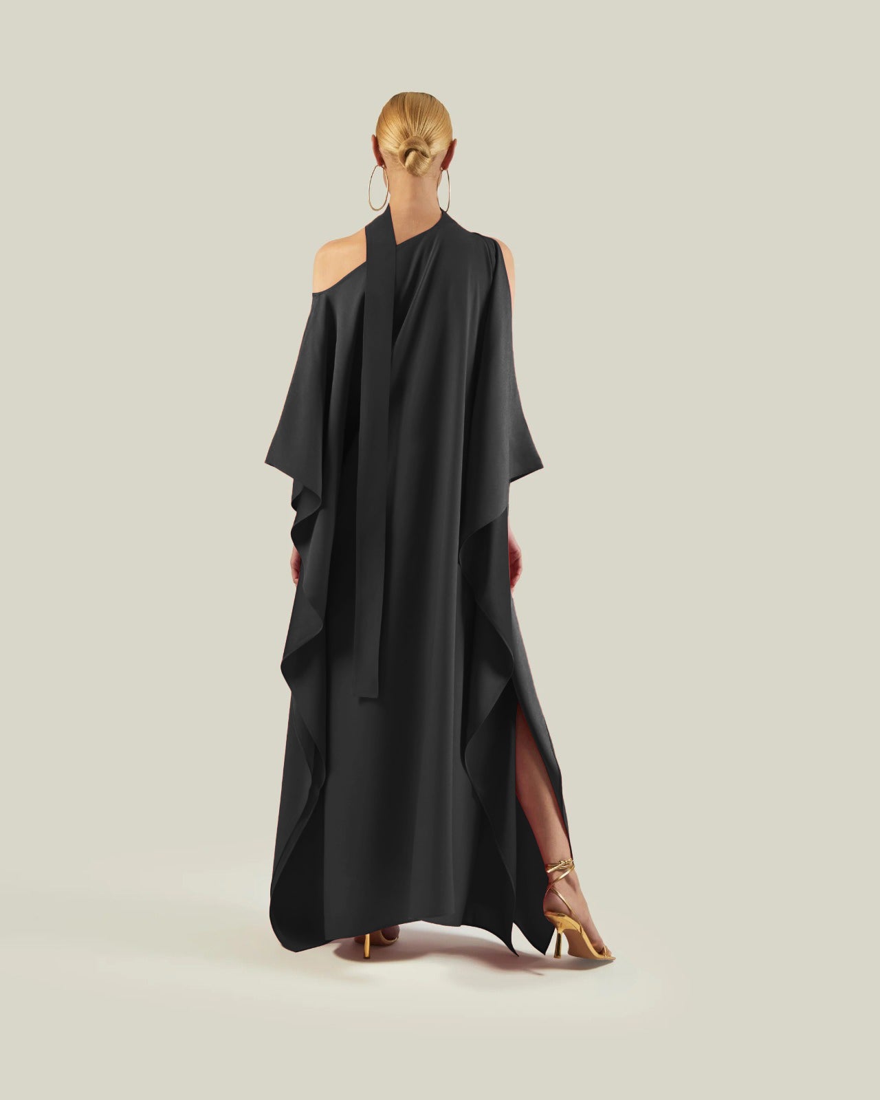 Zahra One-Shoulder Gown