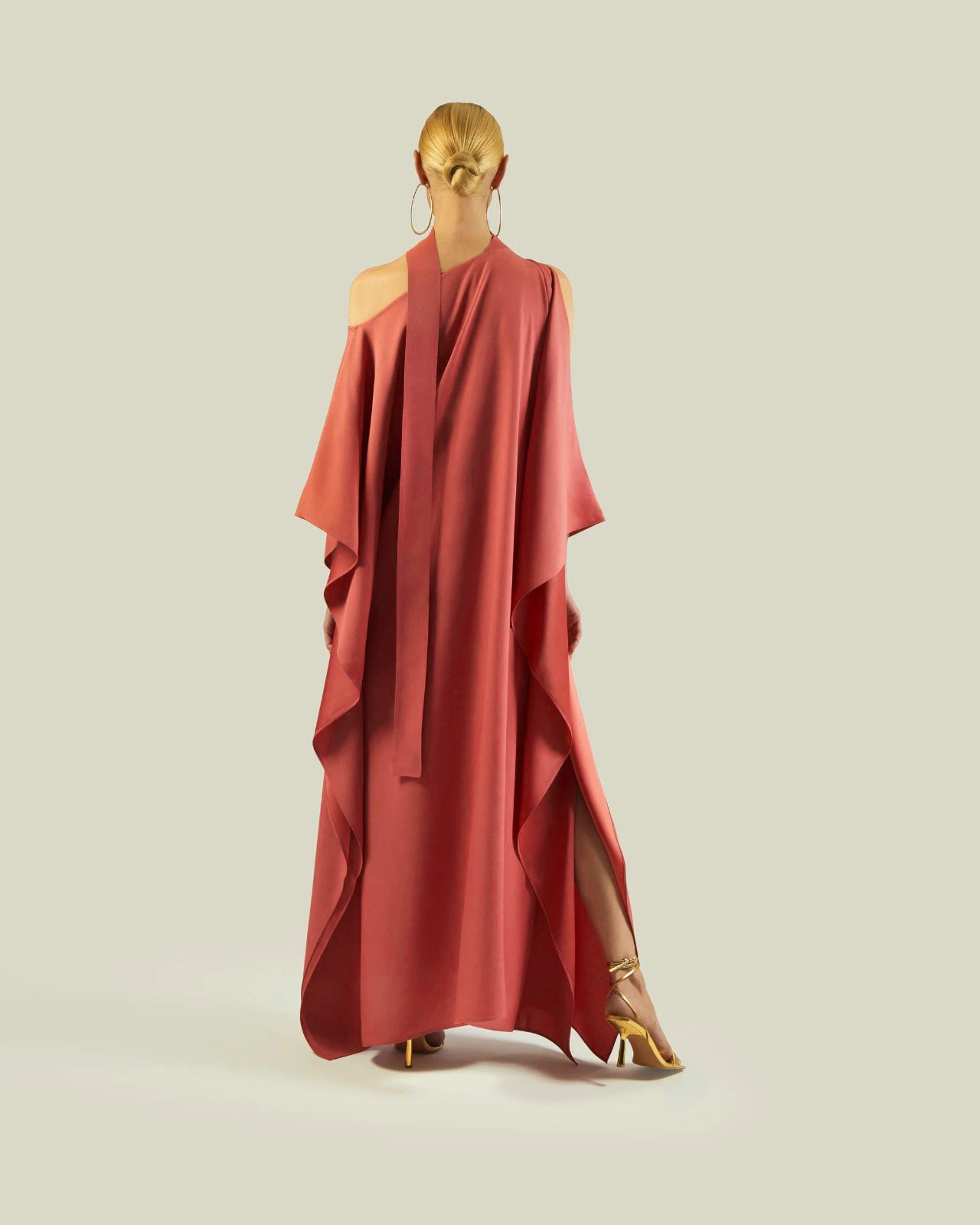 Zahra One-Shoulder Gown