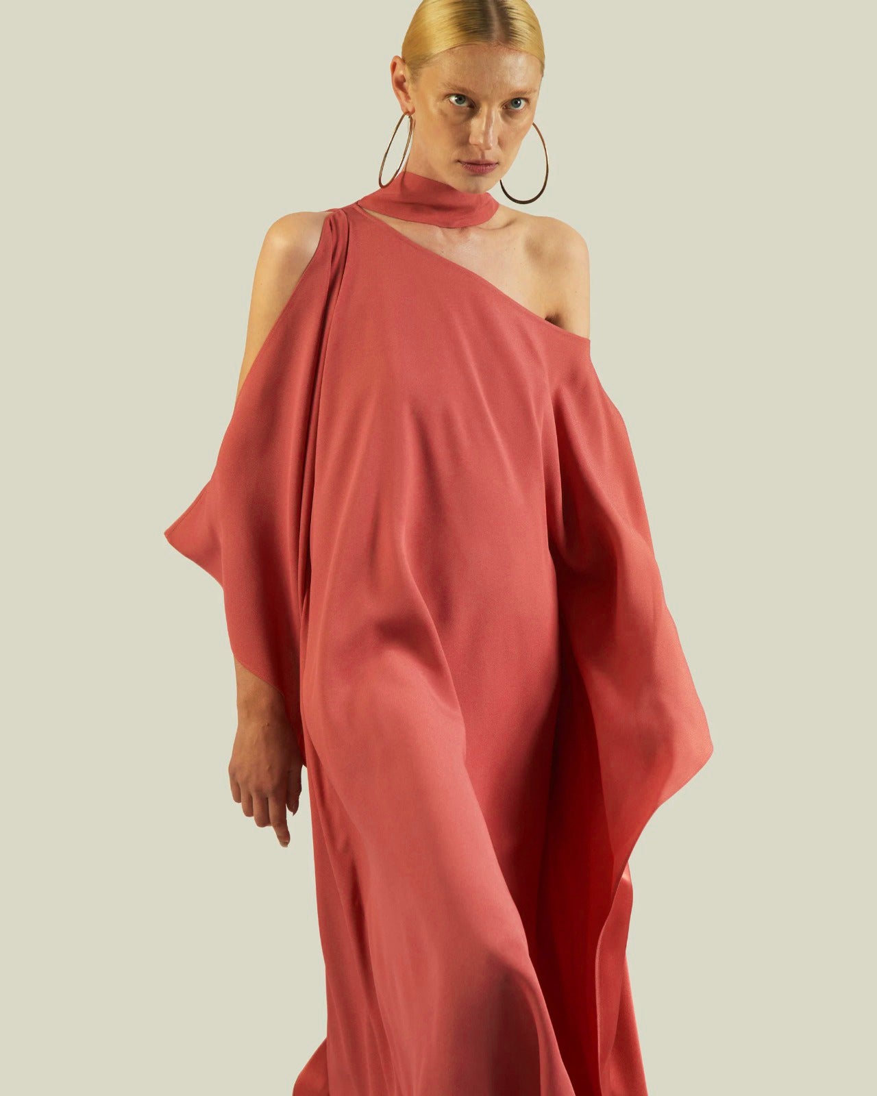 Zahra One-Shoulder Gown