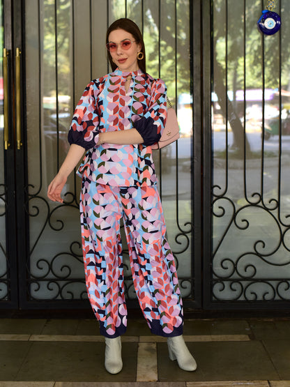 Chic Harmony Soft Silk Co-Ord Set