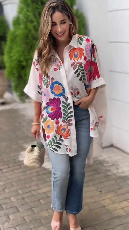 Charming Cotton Printed Shirt