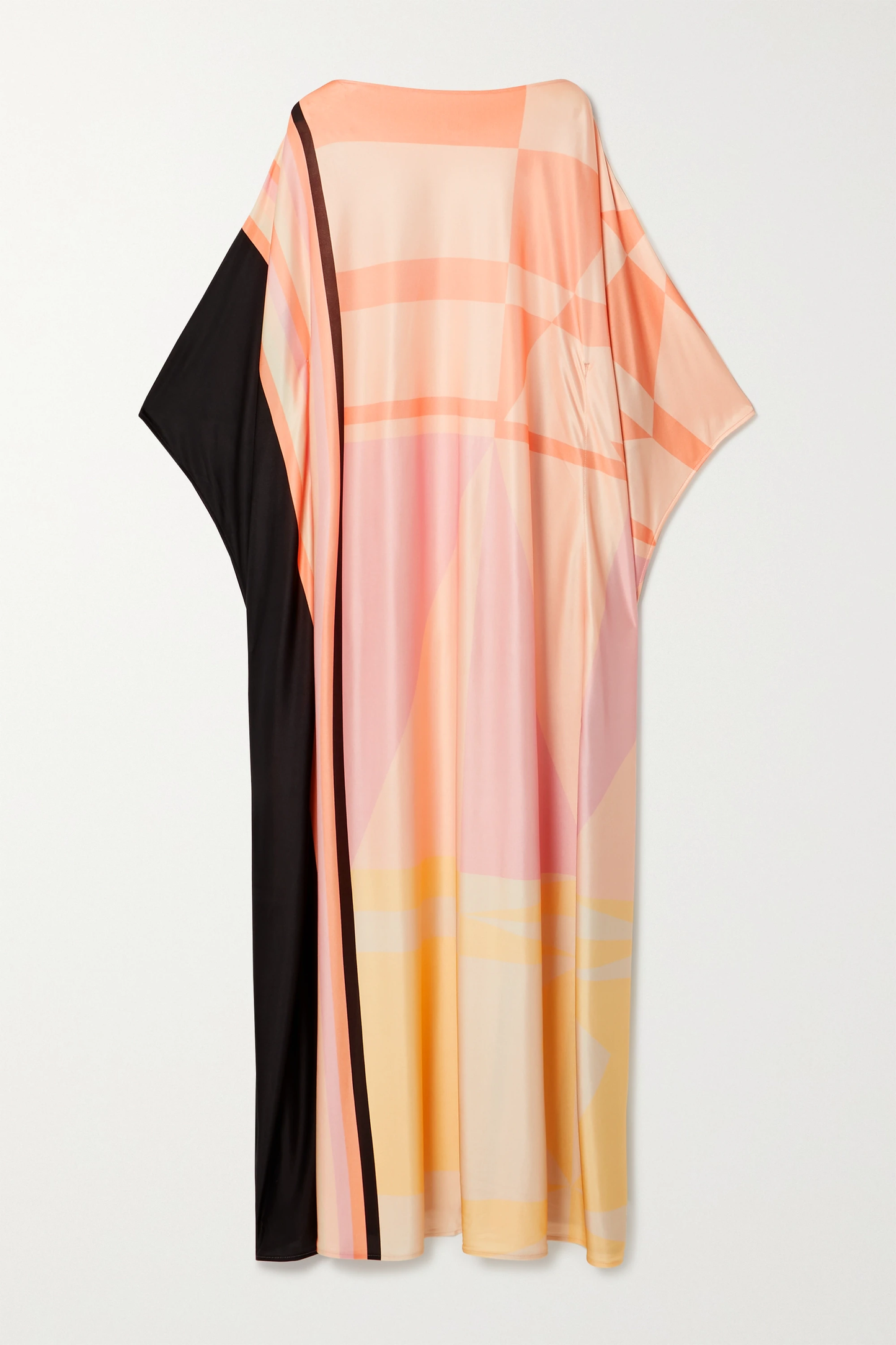 Girlfriend Satin Silk Kaftan Dress