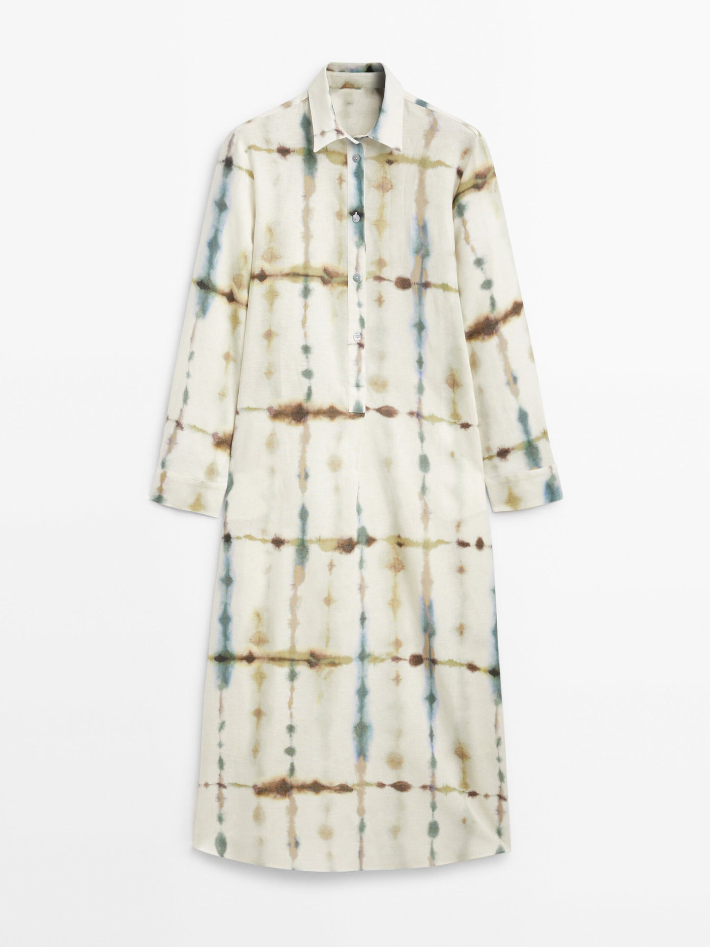 "Bebo" Linen Shirt Dress