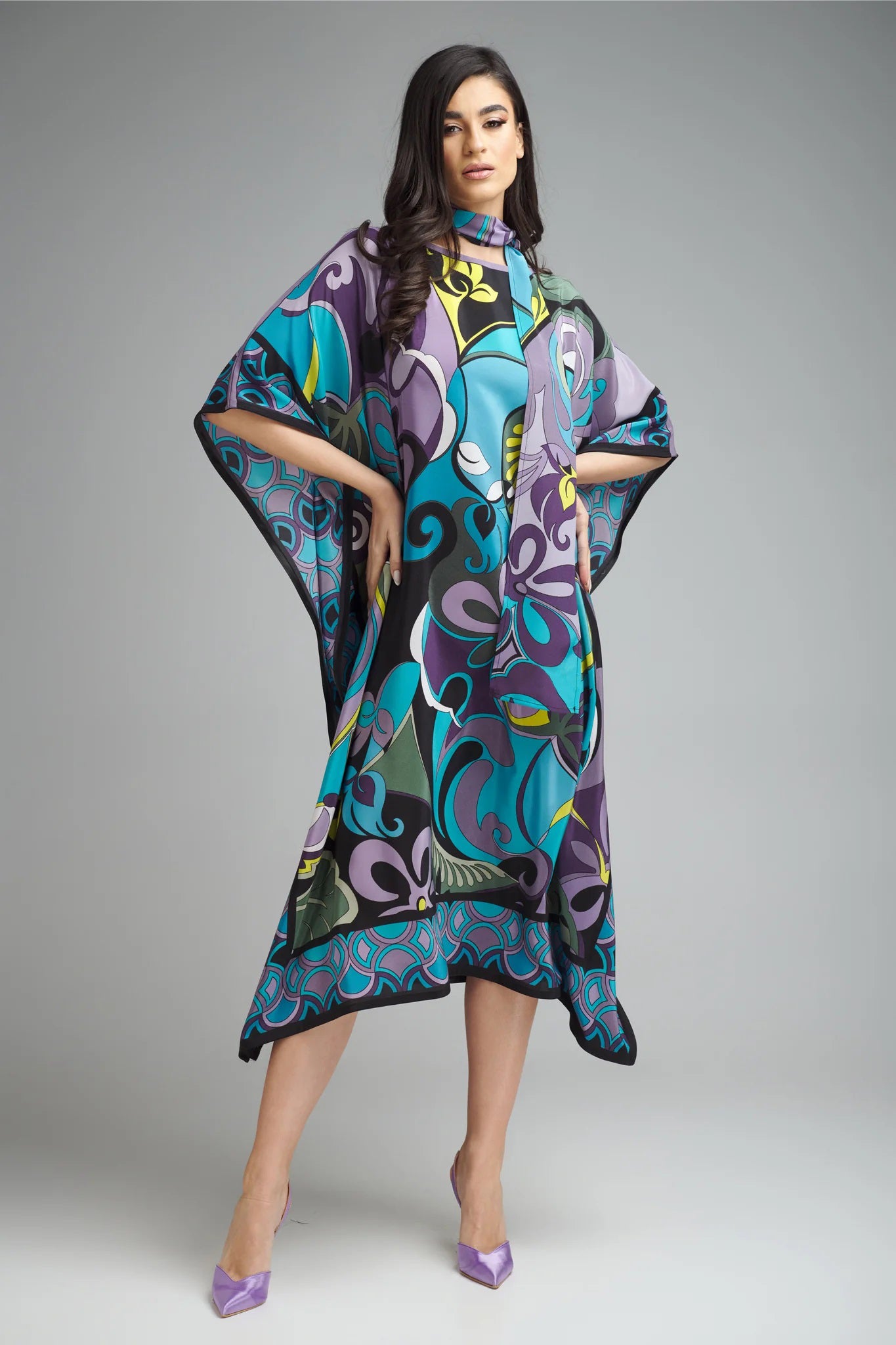 Turquessa Bloom Kaftan