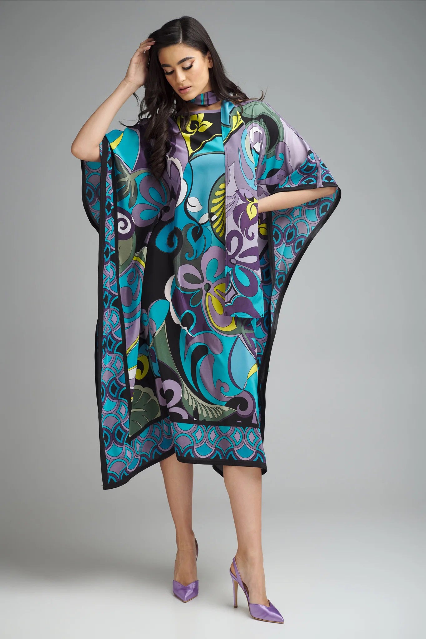 Turquessa Bloom Kaftan