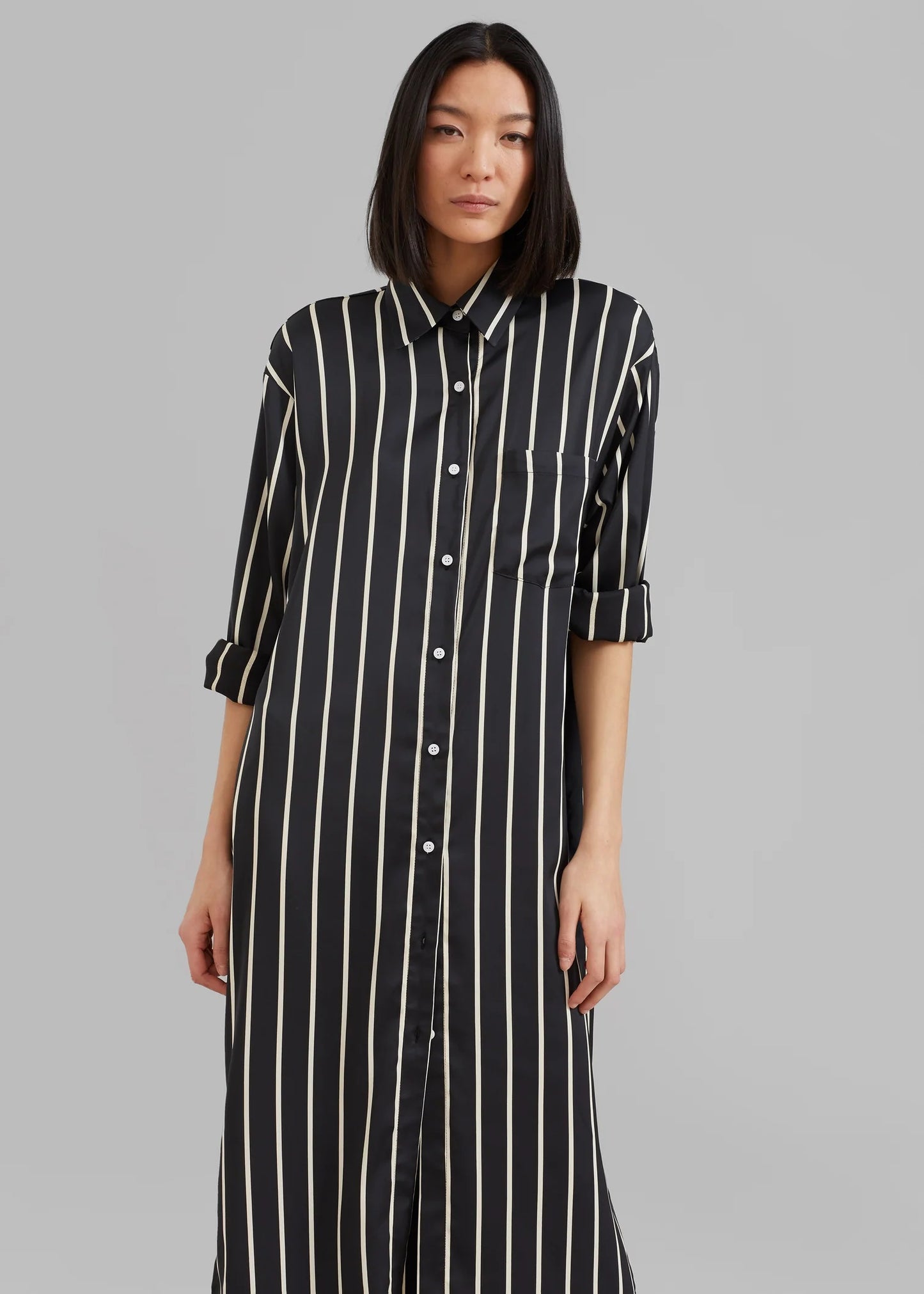 Stripe Luxe Dress