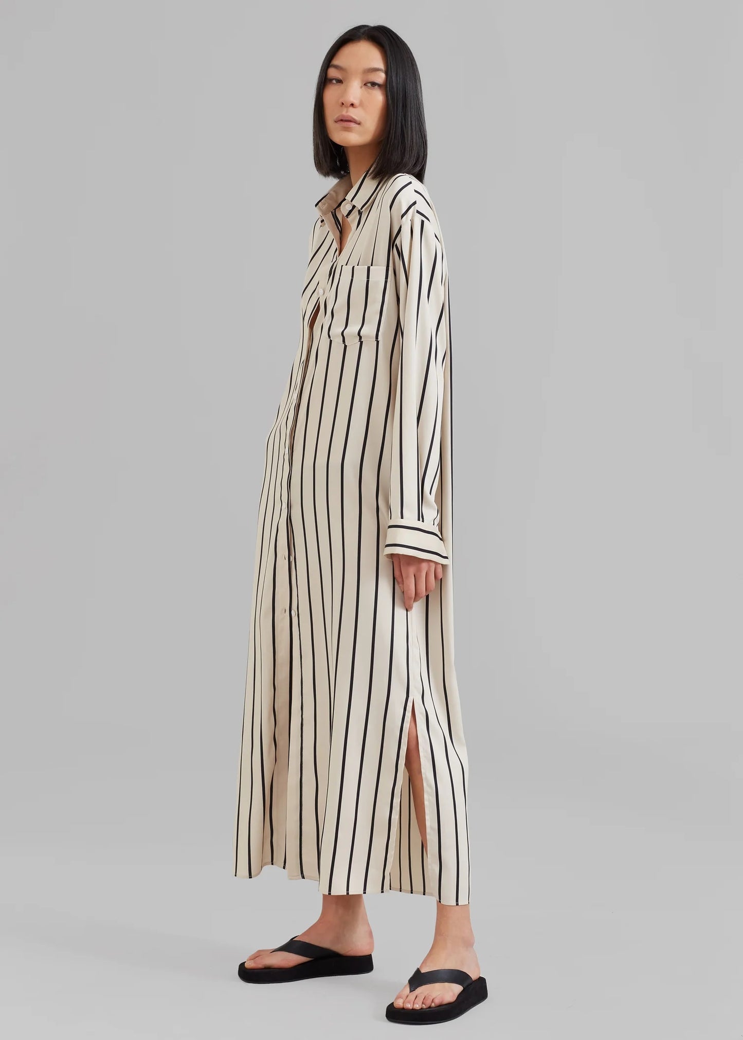 Stripe Luxe Dress