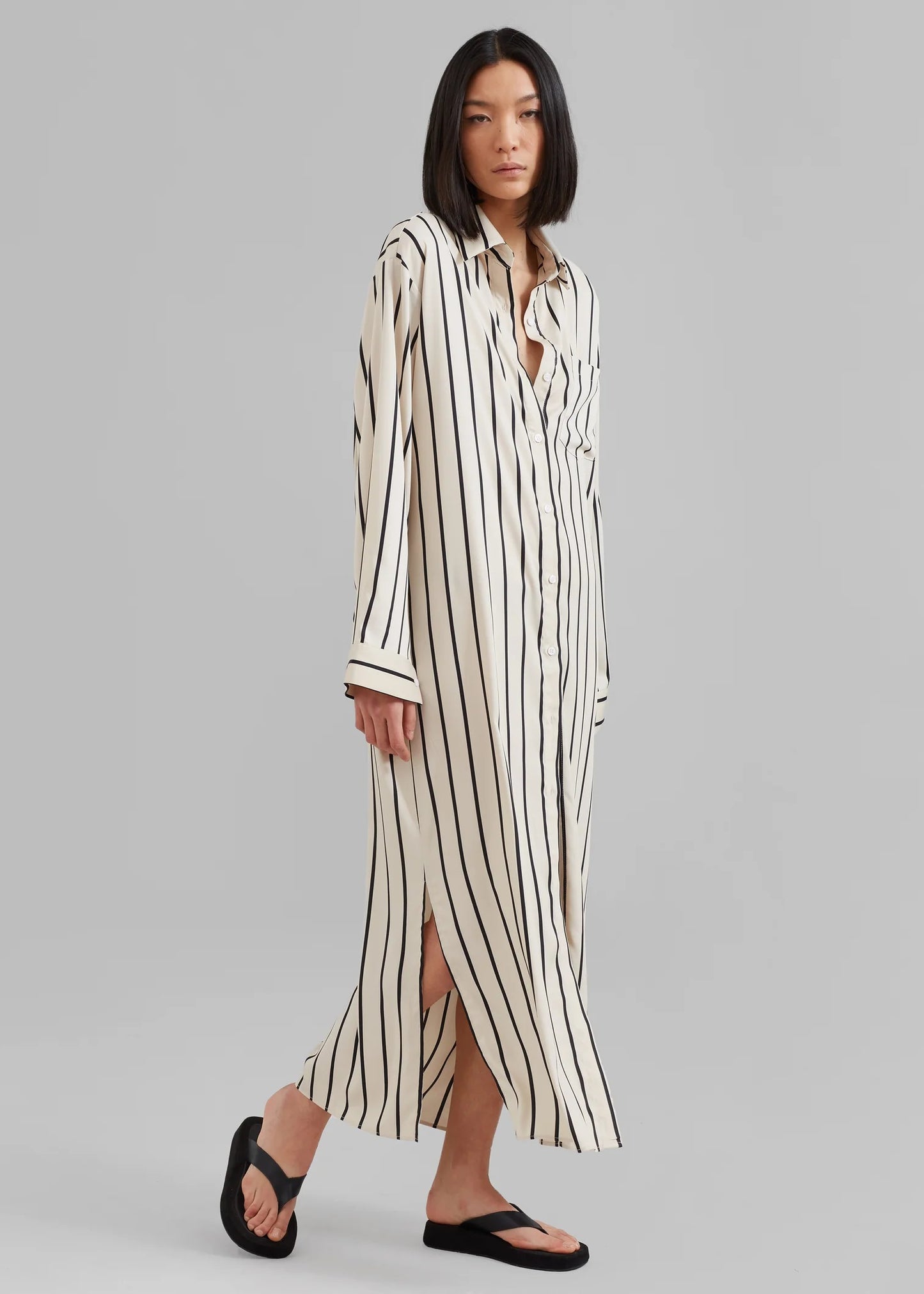 Stripe Luxe Dress