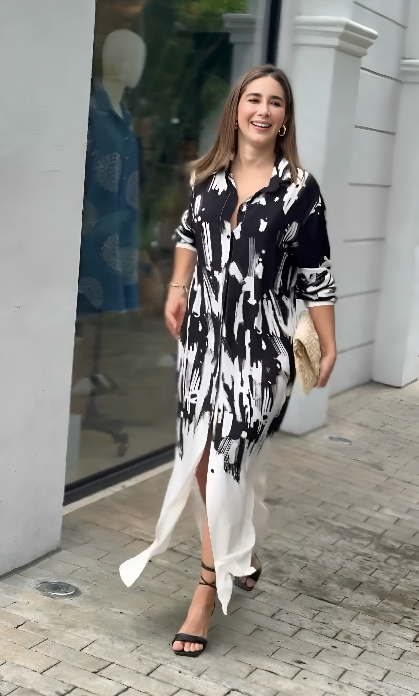 Gen Z flex Shirt Dress with Pants